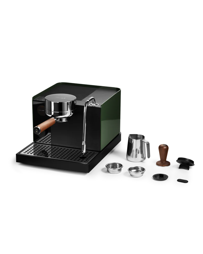 Fellow Espresso Series 1 Espresso Machine with accessories, designed for precision espresso brewing at home.
