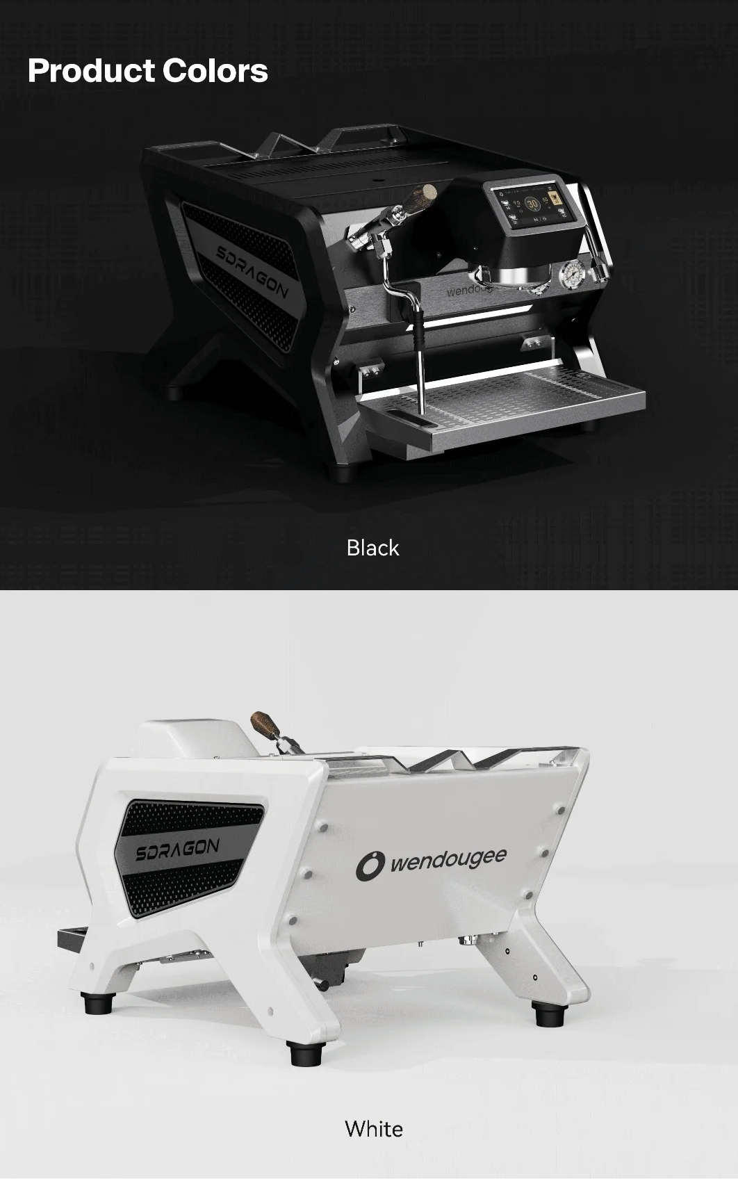 Wendougee Sdragon – Gewerbliche Espressomaschine für ein kleines Kaffeeunternehmen